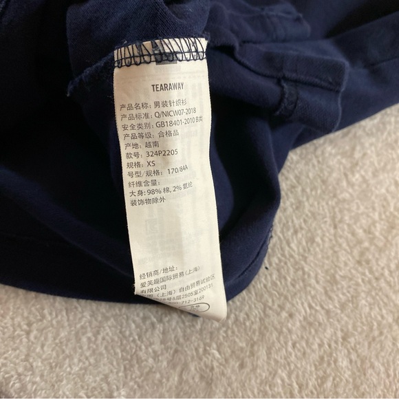 Hollister Mens XS Polo Advanced Stretch Preppy Golf Outdoors Navy Casual Sports - Picture 9 of 12